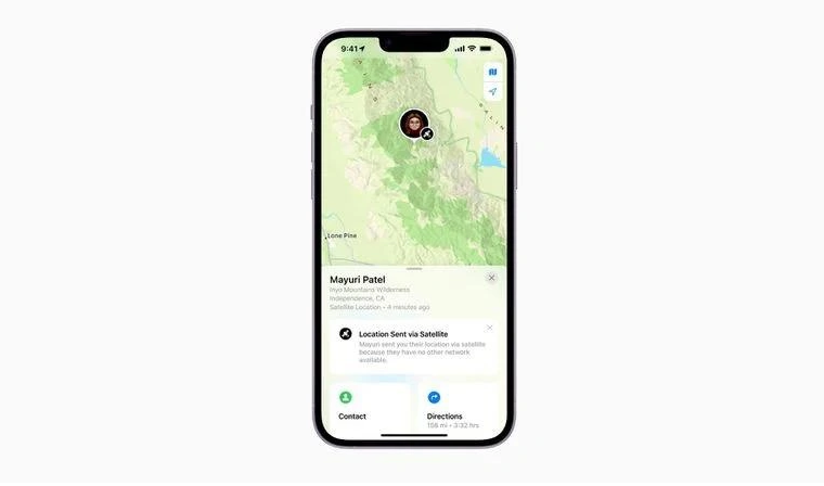 崇阳苹果14维修分享iPhone14系列中 FindMy功能通过卫星分享位置方法教程 